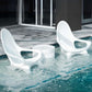 TenJam Woosah In-Pool Chair 2 Pack by Discount Pool Mart DPM, ergonomic lounge chairs designed for comfort in water.
