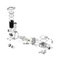 Exploded view diagram of PS-3890 mechanical shaft seal for Jandy pumps from Discount Pool Mart DPM.