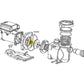Diagram showing US Seal Premium Pump Shaft Seal Assembly PS-200 parts for effective sealing performance by Discount Pool Mart DPM.