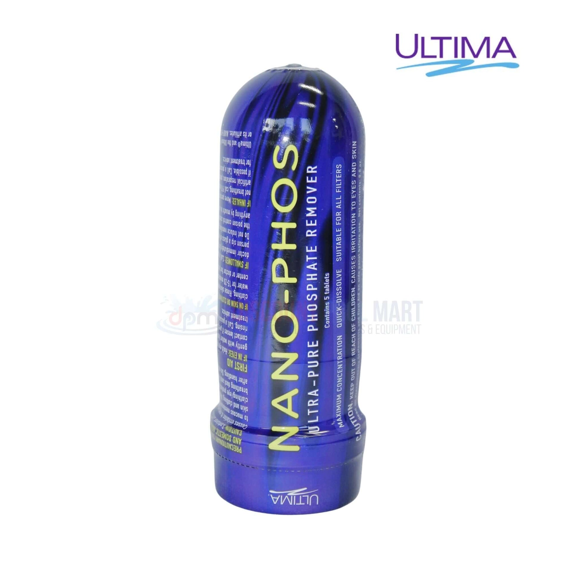 Ultima Nano-Phos Ultra Pure Phosphate Remover bottle | Discount Pool Mart DPM | Effective algae prevention