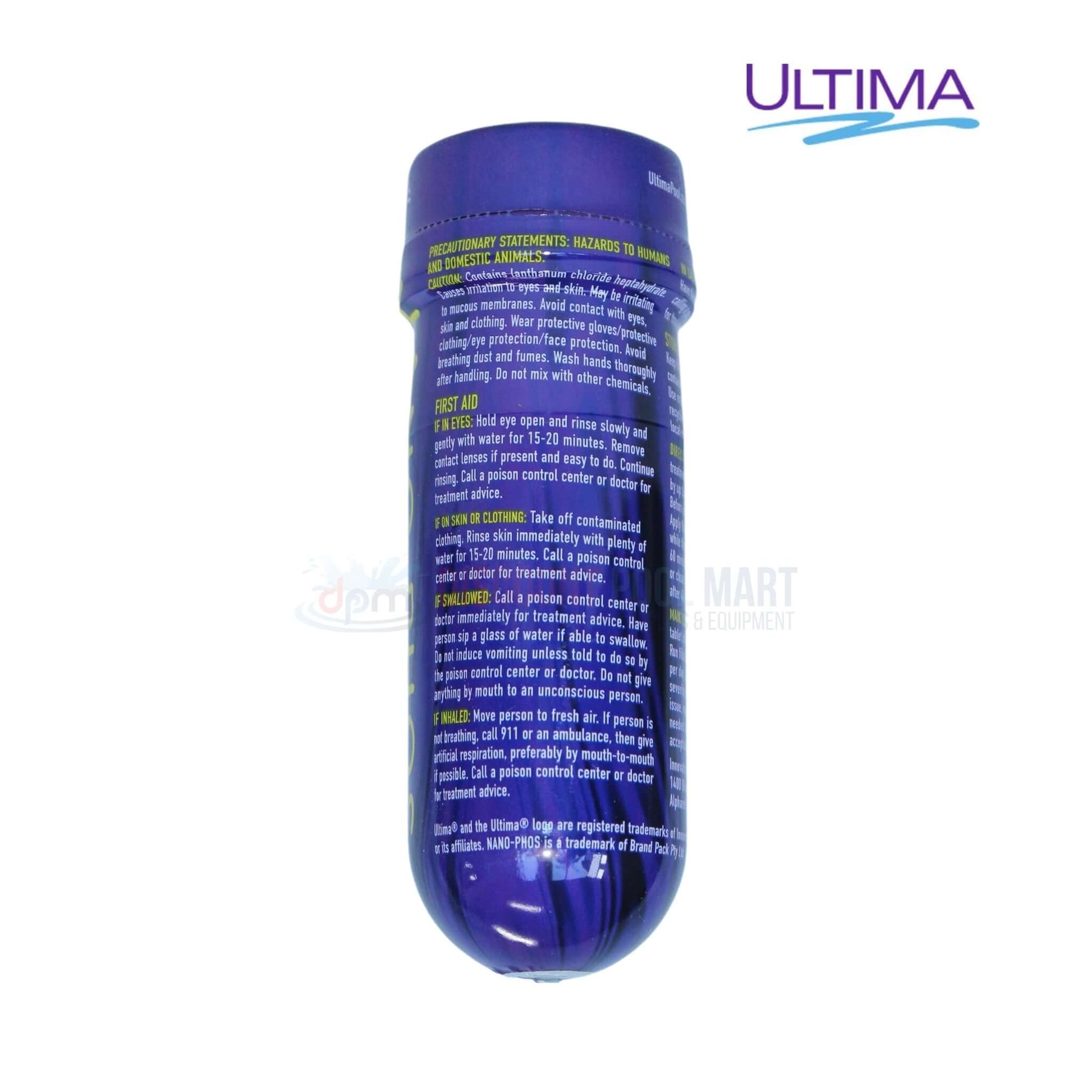 Ultima Nano-Phos Phosphate Remover bottle, 5 Tabs, effective phosphate reduction for pools from Discount Pool Mart DPM.