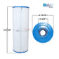 Unicel C-4950 filter cartridge for Pentair Rainbow filters; 50 sq ft filtration area; Discount Pool Mart DPM.