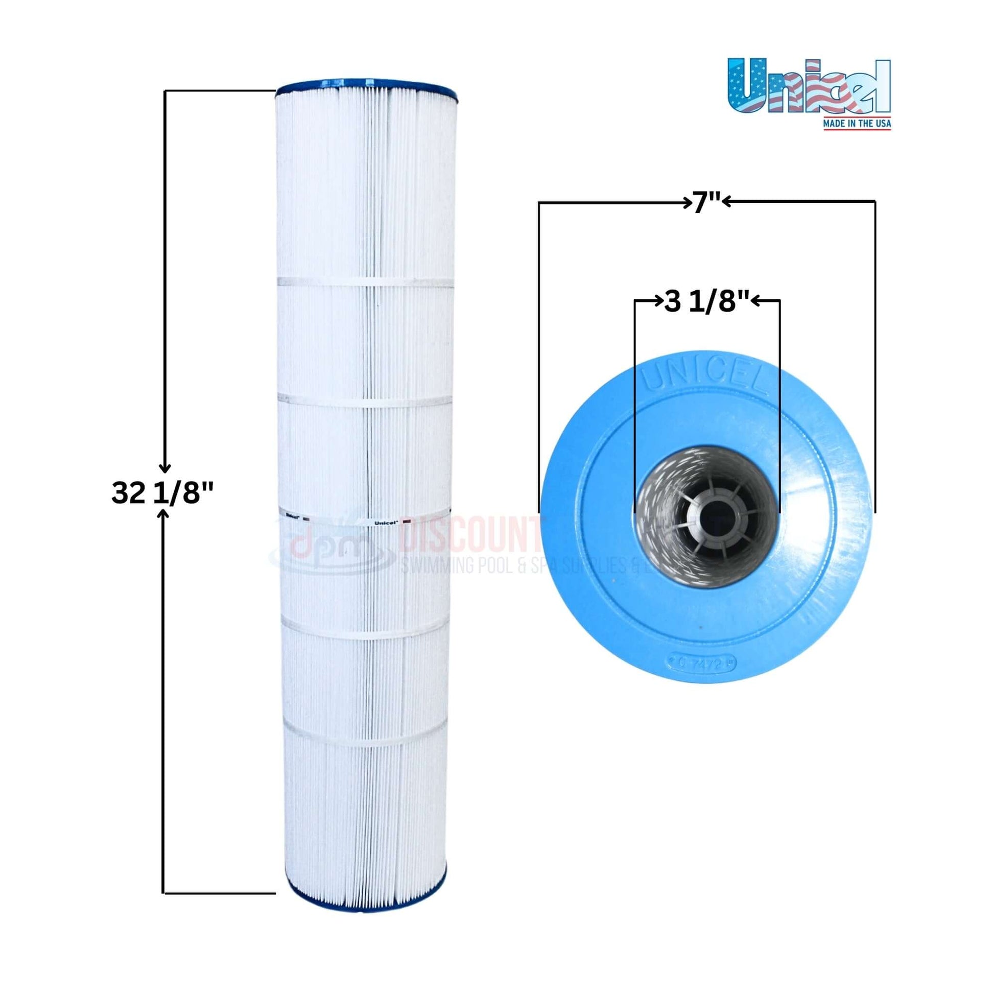 Unicel C-7472 filter cartridge, 32 1/8" x 7" for Clean & Clear Plus 520, available at Discount Pool Mart DPM.