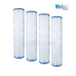Unicel Cartridge for Pentair Quad DE 80 Filters 4 Pack, DPM, part number C-6980, superior filtration for pools.