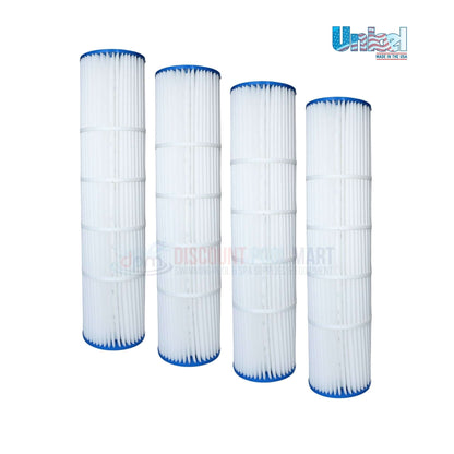 Unicel Cartridge for Pentair Quad DE 80 Filters 4 Pack, DPM, part number C-6980, superior filtration for pools.