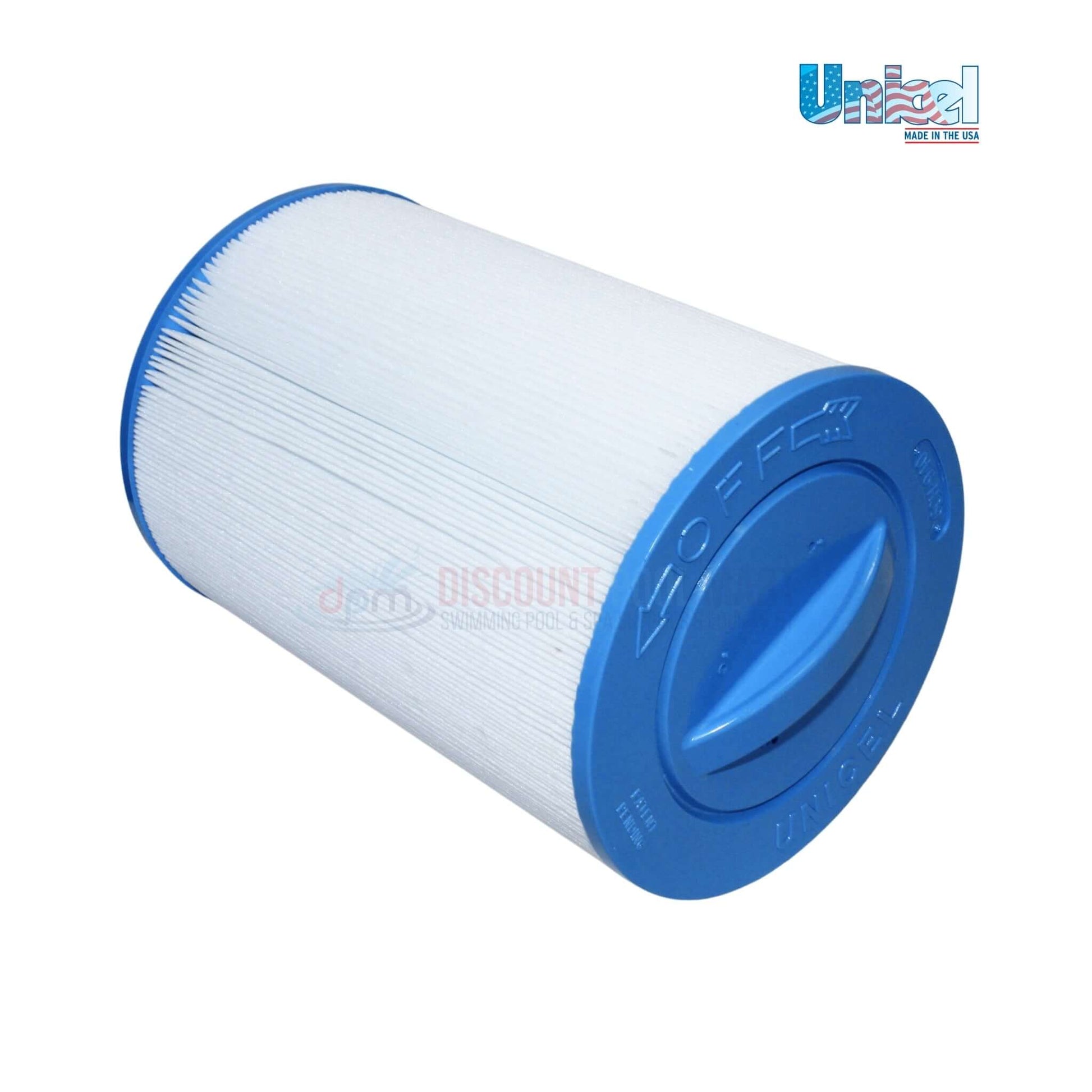 Unicel 6CH-940 Spa Filter Cartridge from Discount Pool Mart DPM, 45 sq ft, durable Reemay polyester, 6" diameter.
