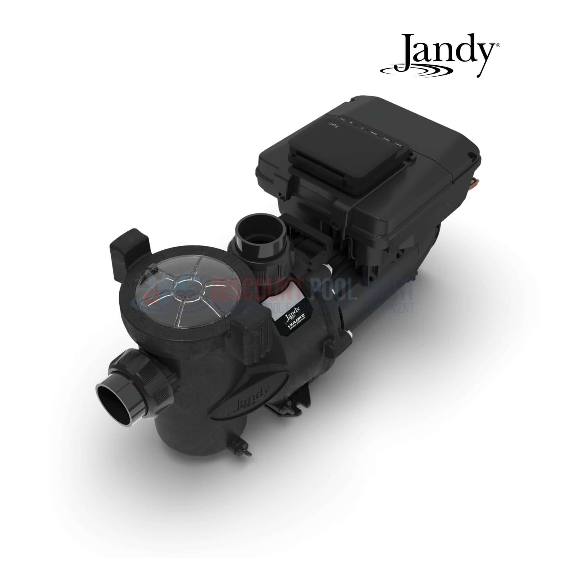 Jandy VS FloPro 1.85HP Pump Without Controller, dual-voltage pool pump, from Discount Pool Mart, ideal swimming pool part.