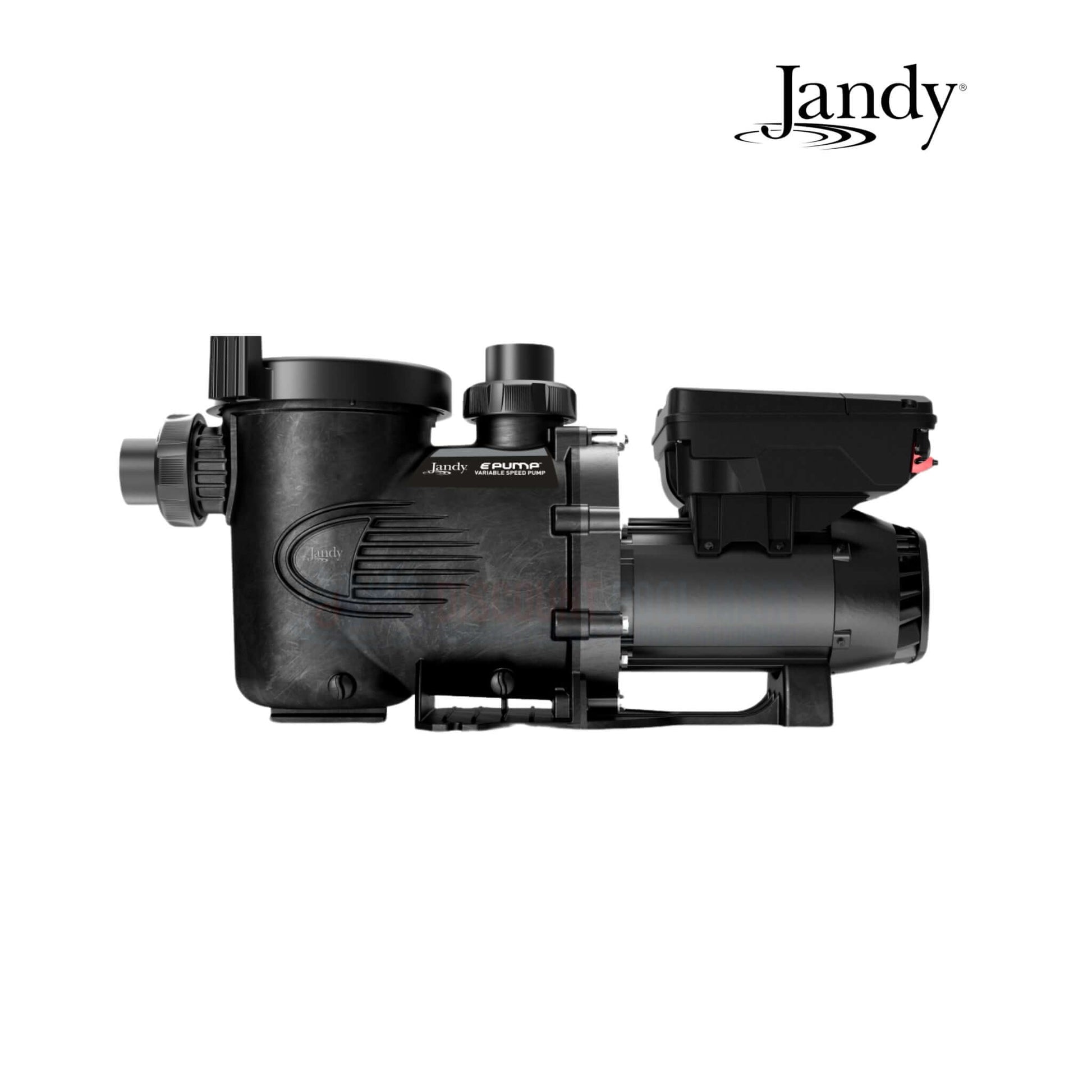Jandy ePump Variable Speed Pump VSSHP270DV2A shown from the side, ideal for medium to large pools. Discount Pool Mart DPM.
