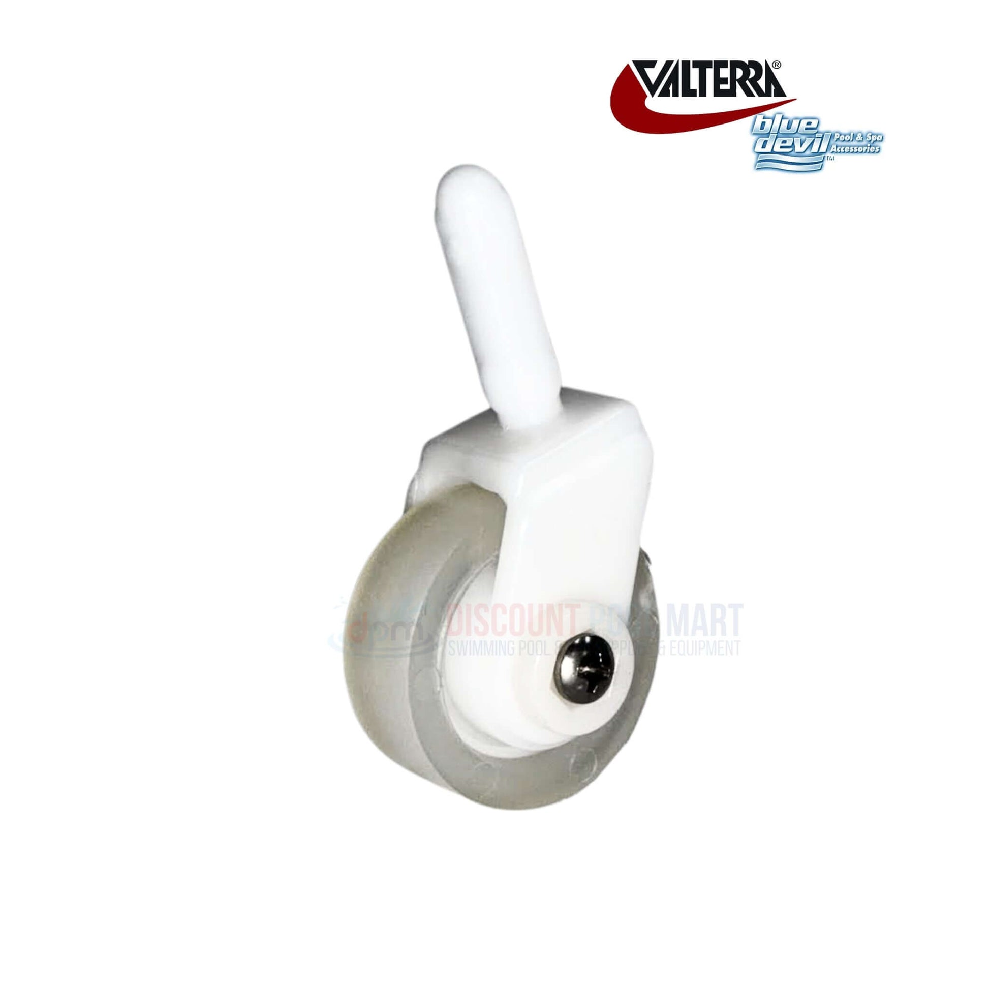 Valterra Blue Devil swivel wheel for Pro Leaf Master pool rake, smooth mobility, Discount Pool Mart DPM.
