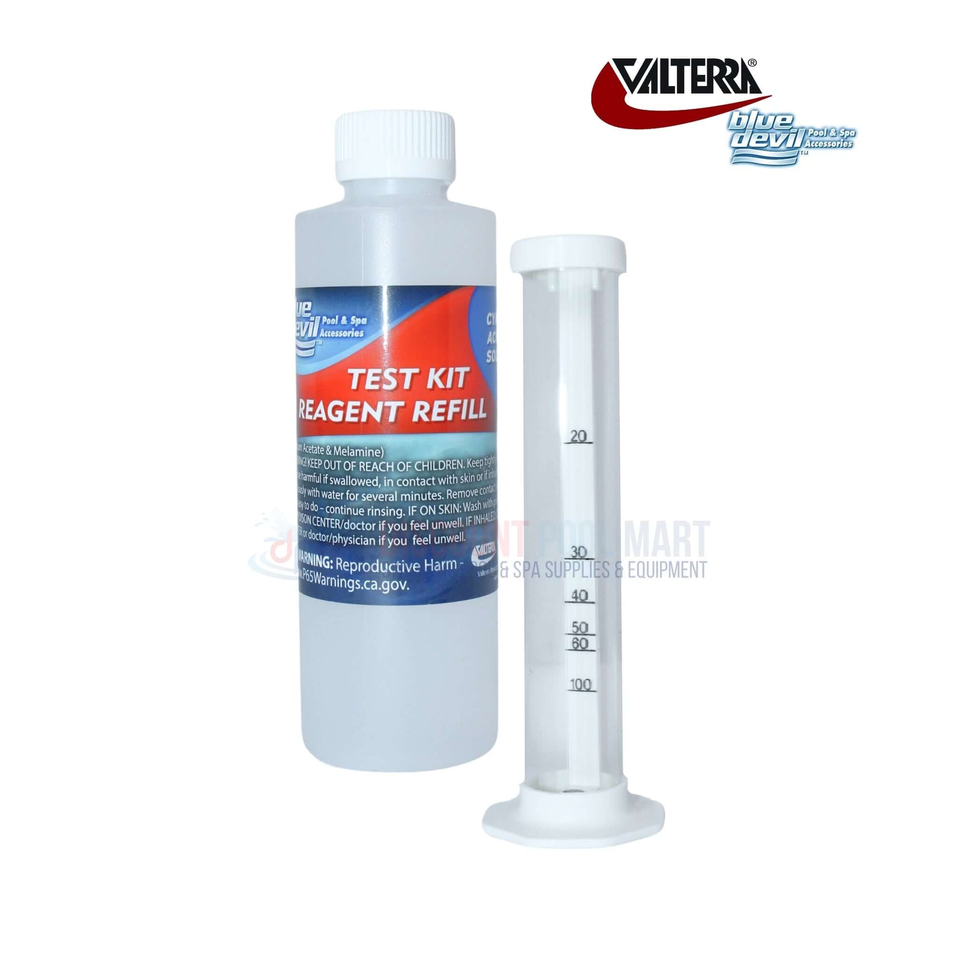 Valterra Cyanuric Acid Test 8 oz B7525 by Discount Pool Mart DPM for accurate pool water testing.