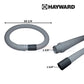 Hayward pool cleaner hose; 39 1/4" length, 1 3/8" and 1 5/8" diameter; compatible with pool cleaning equipment.