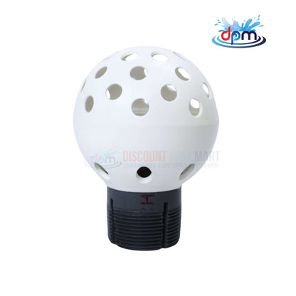 WPM Non-Clog Pool Skimmer Ball Basket model 1005 from Discount Pool Mart DPM for efficient debris trapping.