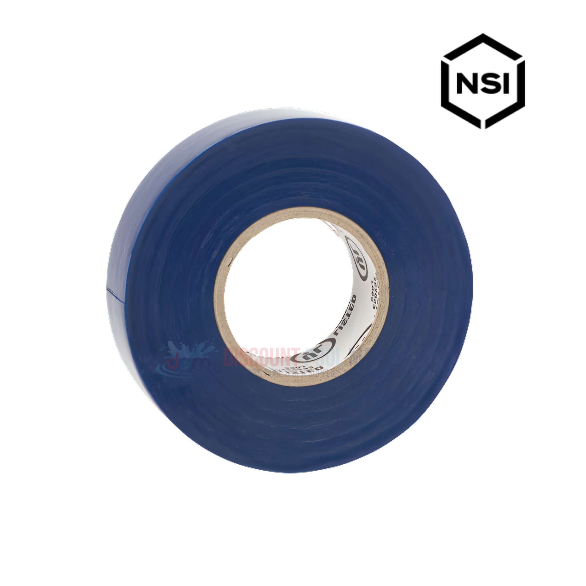 WW-716-BL | Vinyl Blue Electrical Tape | 60' x 3/4" roll on white background, ideal for electrical insulation by Discount Pool Mart.