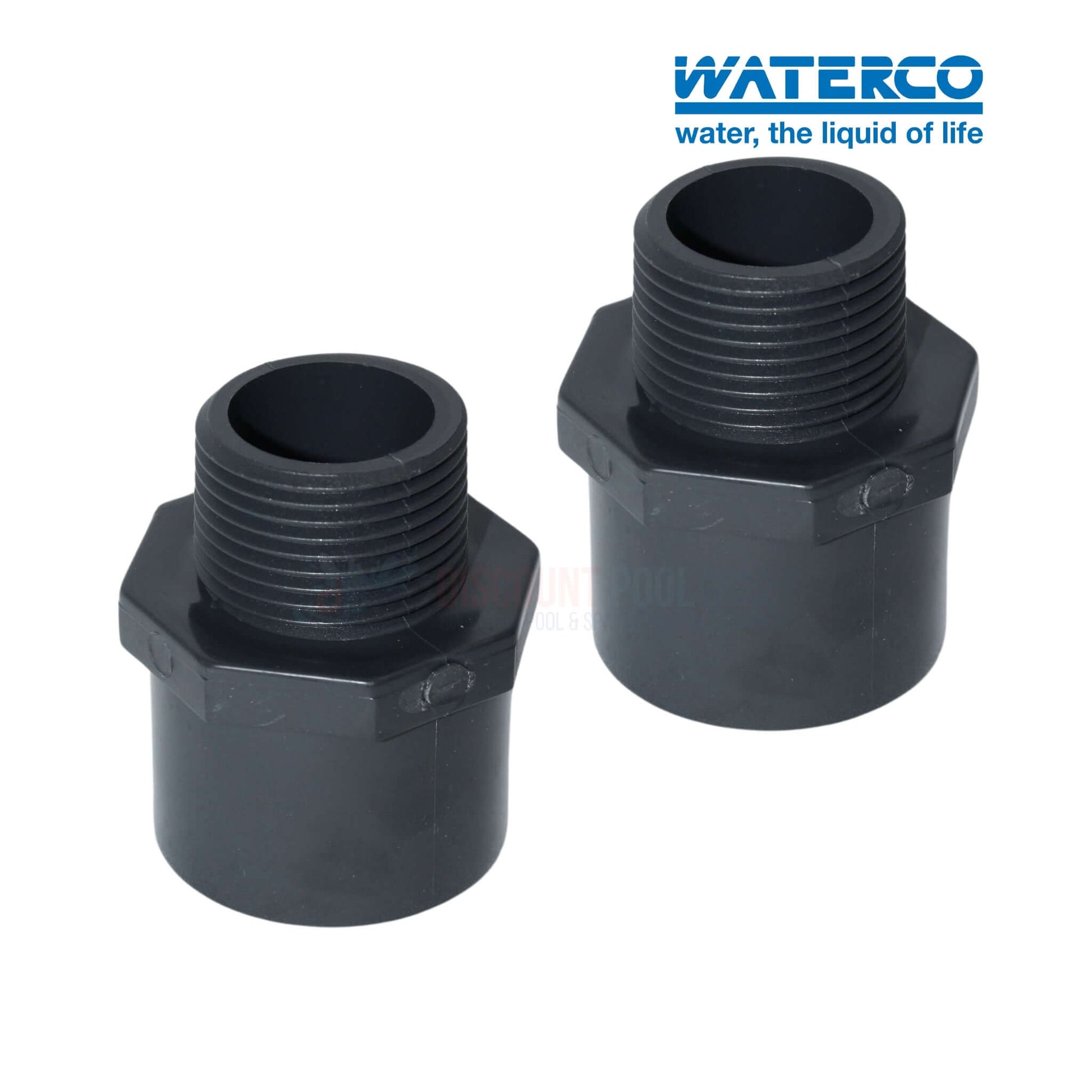 Waterco water filter connectors for efficient pool filtration from Discount Pool Mart DPM.