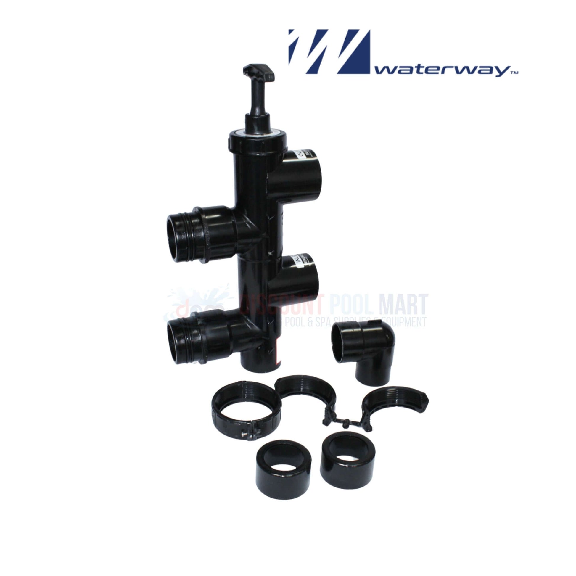 Waterway 2.5" High-Temp PVC Slide Valve Assembly | 600-1500 from Discount Pool Mart DPM for efficient swimming pool maintenance.