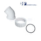 Waterway 2" Pump Union Nut with 2" 45 Degree Spigot & O-Ring | 400-4300B