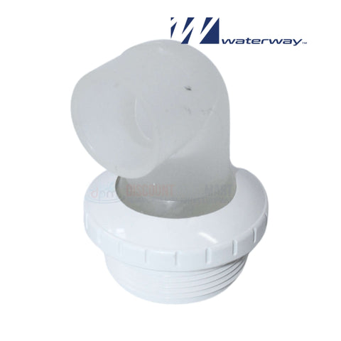 Waterway 90 Degree Bagged Threaded Eyeball Fitting 1" White 400-1410FB from Discount Pool Mart DPM.