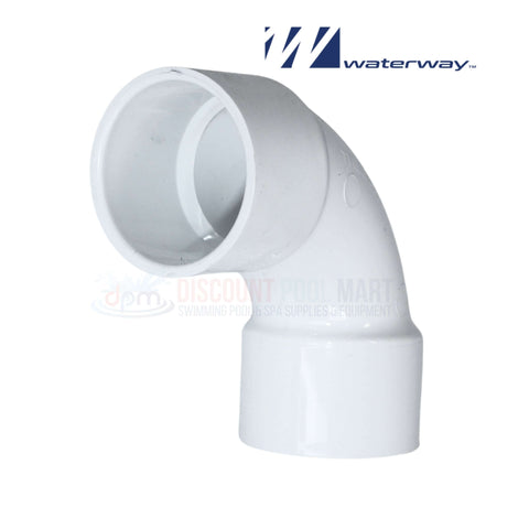 Waterway 90 Degree Sweep Elbow, 1.5 inch slip PVC fitting for pool plumbing, SKU 411-9110 | Discount Pool Mart DPM