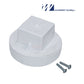 Waterway Anti-Vortex Main Drain for Concrete Pools | 8" | White | 640-2520V