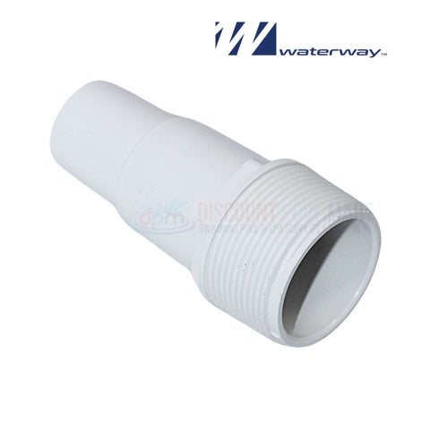 Waterway Hose Fitting Adapter 1.5" MPT x 1.25" Hose, SKU 417-6060 from Discount Pool Mart DPM, durable plumbing connector.