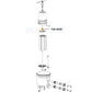Waterway Manifold Nut diagram for Crystal Water DE Filters 718-4320 from Discount Pool Mart DPM, showing components.