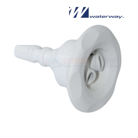 Waterway Mini Storm Twin Roto Scallop Jet White 3-inch DPM 212-7950 at Discount Pool Mart.