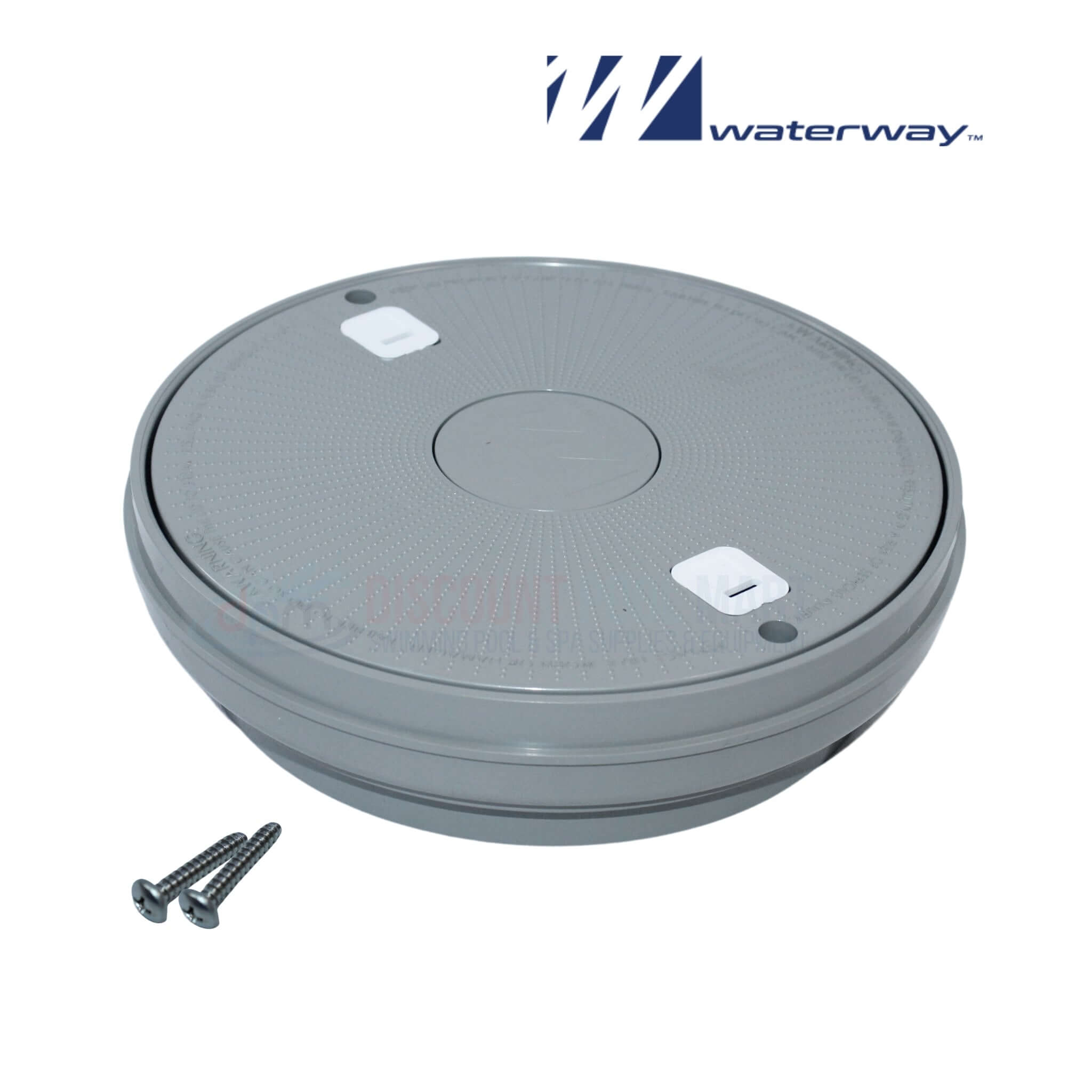 540-7807WW | Waterway Reversible Round Skimmer Lid Assembly | Gray