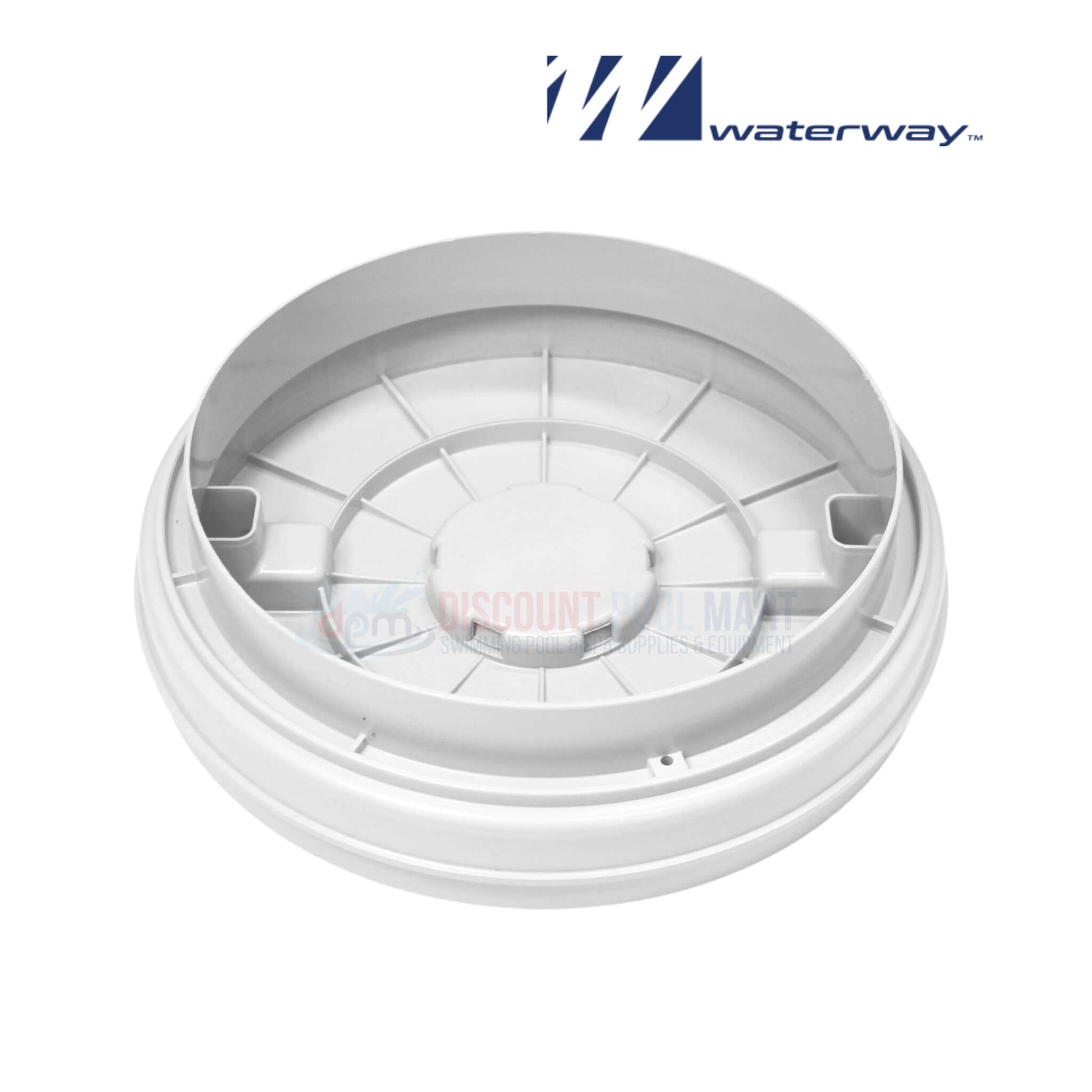 Waterway Reversible Skimmer Lid Assembly 540-7800WW in white, available at Discount Pool Mart DPM.