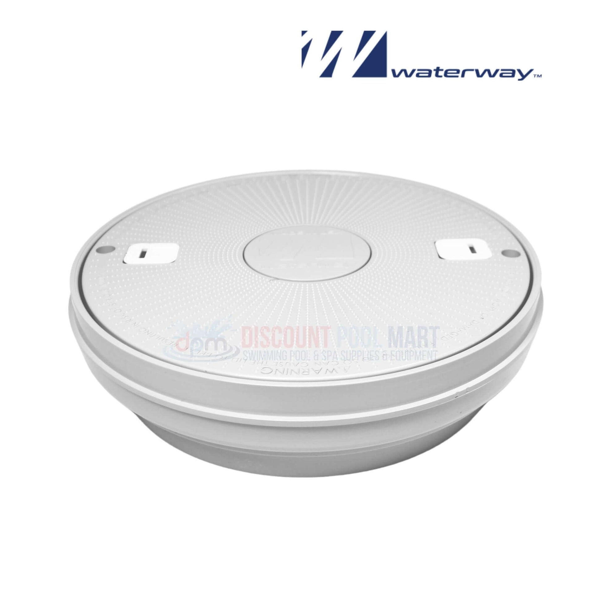 Waterway Reversible Skimmer Lid Assembly 540-7800WW in white, available at Discount Pool Mart DPM.
