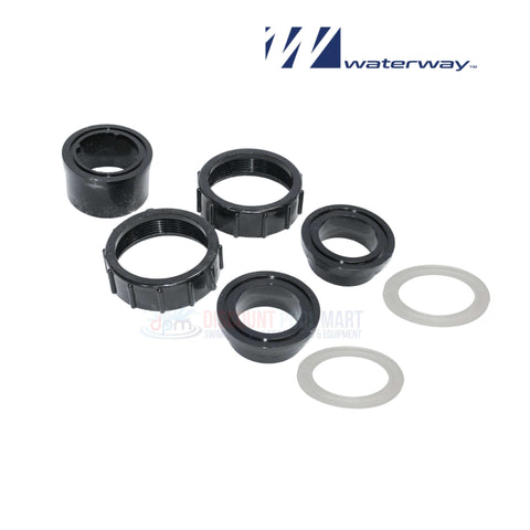 Waterway tailpiece fittings set for Mustang & SVL pumps, 2" - 2.5" plumbing connections | Discount Pool Mart DPM