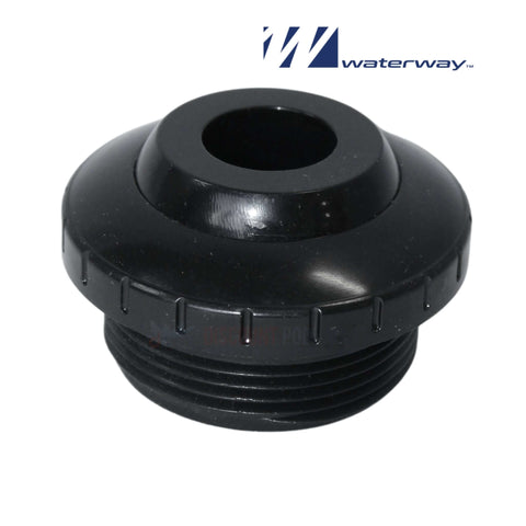 Waterway 3/4" x 1.5" Threaded Eyeball Fitting in black for pool systems, SKU 400-1411D, from Discount Pool Mart DPM.