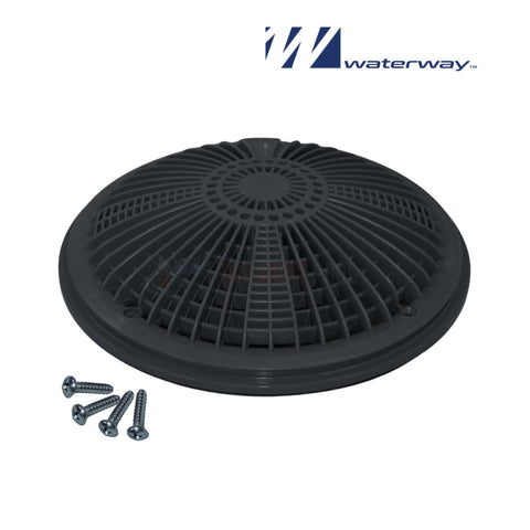 Waterway Tru Flo Round Drain Cover & Frame 10" Black 640-1901V for pools by Discount Pool Mart DPM