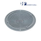 Waterway Tru Flo Round Drain Cover & Frame | 10" | Gray | 640-1907V