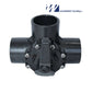 600-7100-CPVC | Waterway TruSeal 3-Way Diverter Valve | 2" Socket x 2.5" Spigot