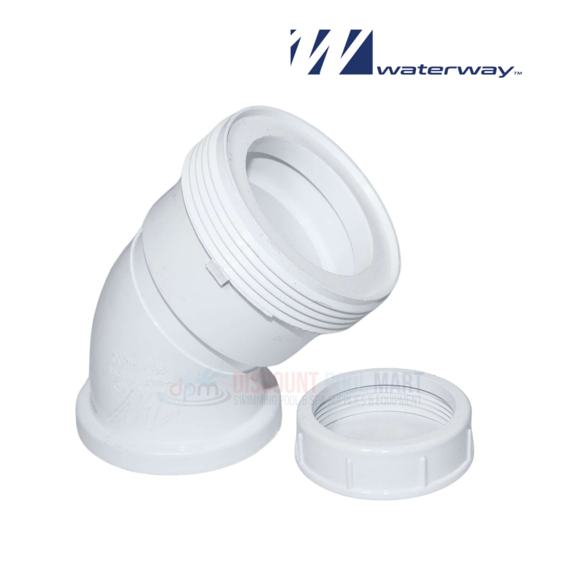 Waterway Union Assembly 400-5090, self-aligning 2"S x 2"S PVC pipe connector from Discount Pool Mart DPM.