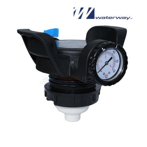 Waterway HD Pressure Relief Valve with Pressure Gauge Assembly for Crystal Water Filters | Discount Pool Mart DPM