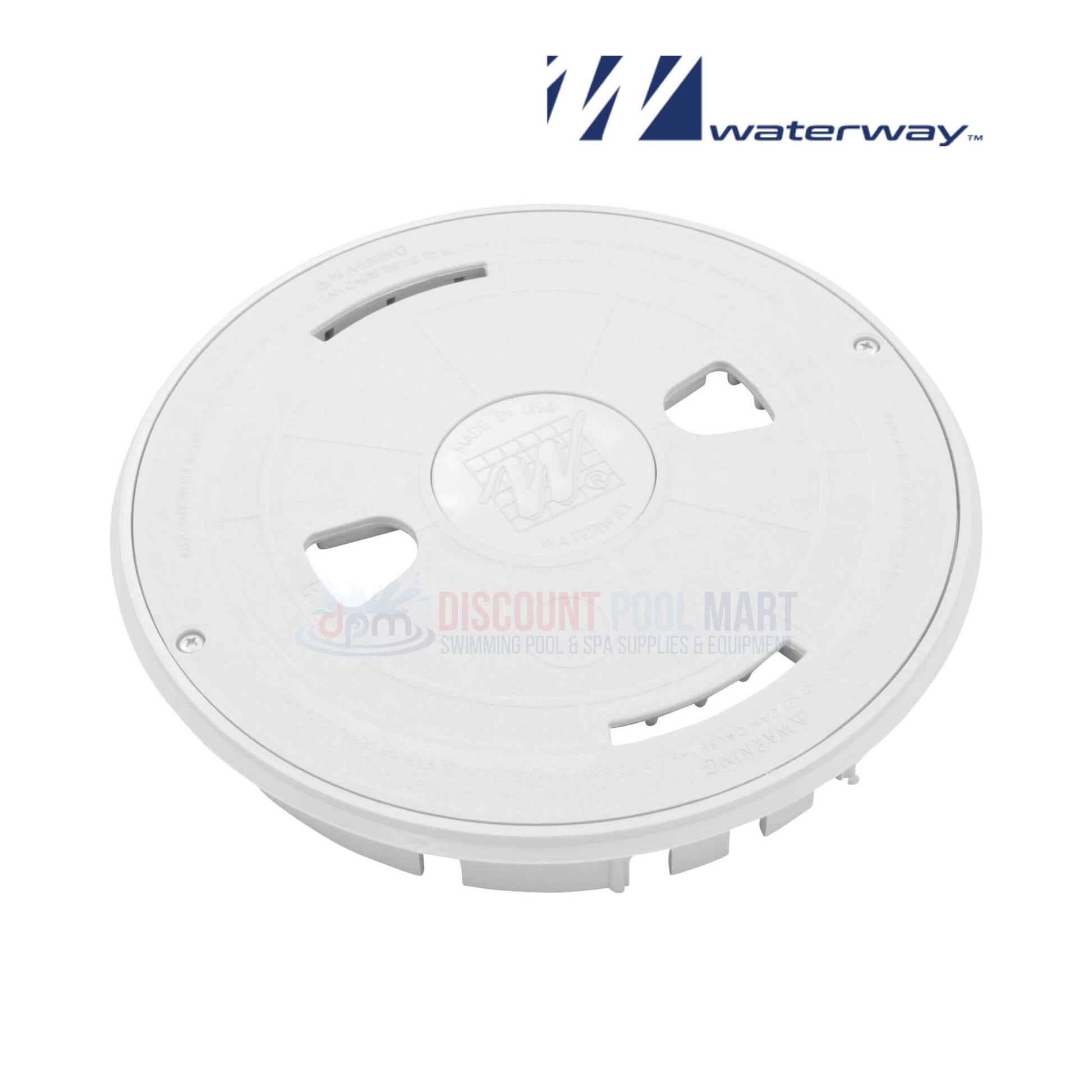Waterway Lid and Ring for Renegade Skimmers in White | 540-6460WW | Available at Discount Pool Mart DPM