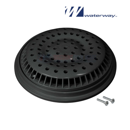 Waterway 8-inch Main Drain Anti-Vortex Cover and Frame in Black, SKU 640-2311BV | Discount Pool Mart DPM