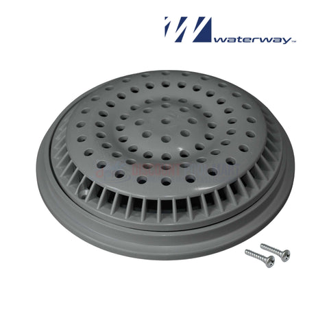 Waterway 8" Dark Gray Main Drain Anti-Vortex Cover 640-2319-DKGV from Discount Pool Mart DPM for pool safety.