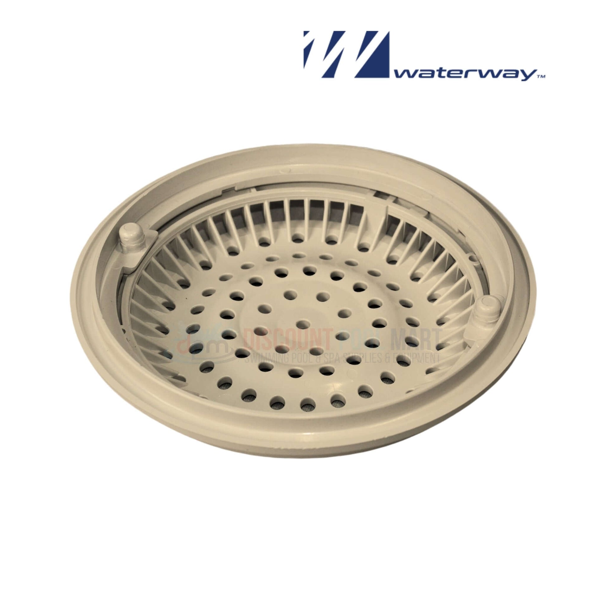 Waterway 8-inch Tan Main Drain Anti Vortex Cover and Frame | DPM Discount Pool Mart | Model 640-2319-BEIV