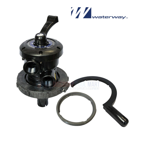 Waterway Sand Filter Multiport Valve WVS003, 1.5" top mount, from Discount Pool Mart DPM for pool maintenance.
