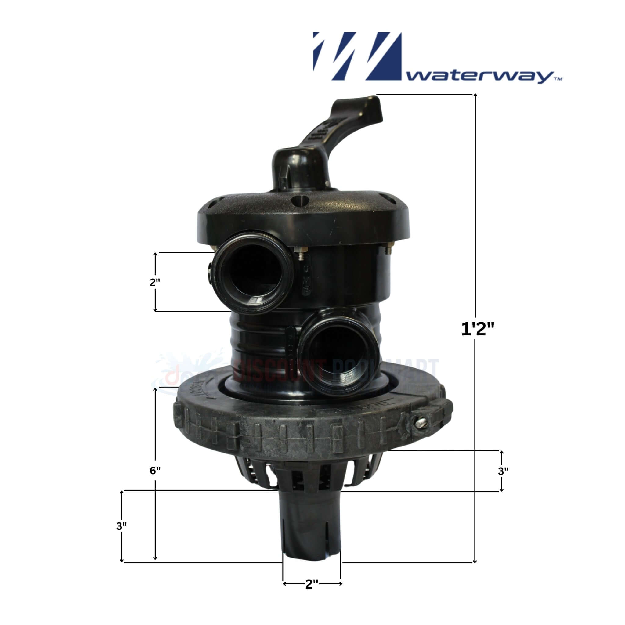 WVS003 | Waterway Sand Filter Multiport Valve | 1.5