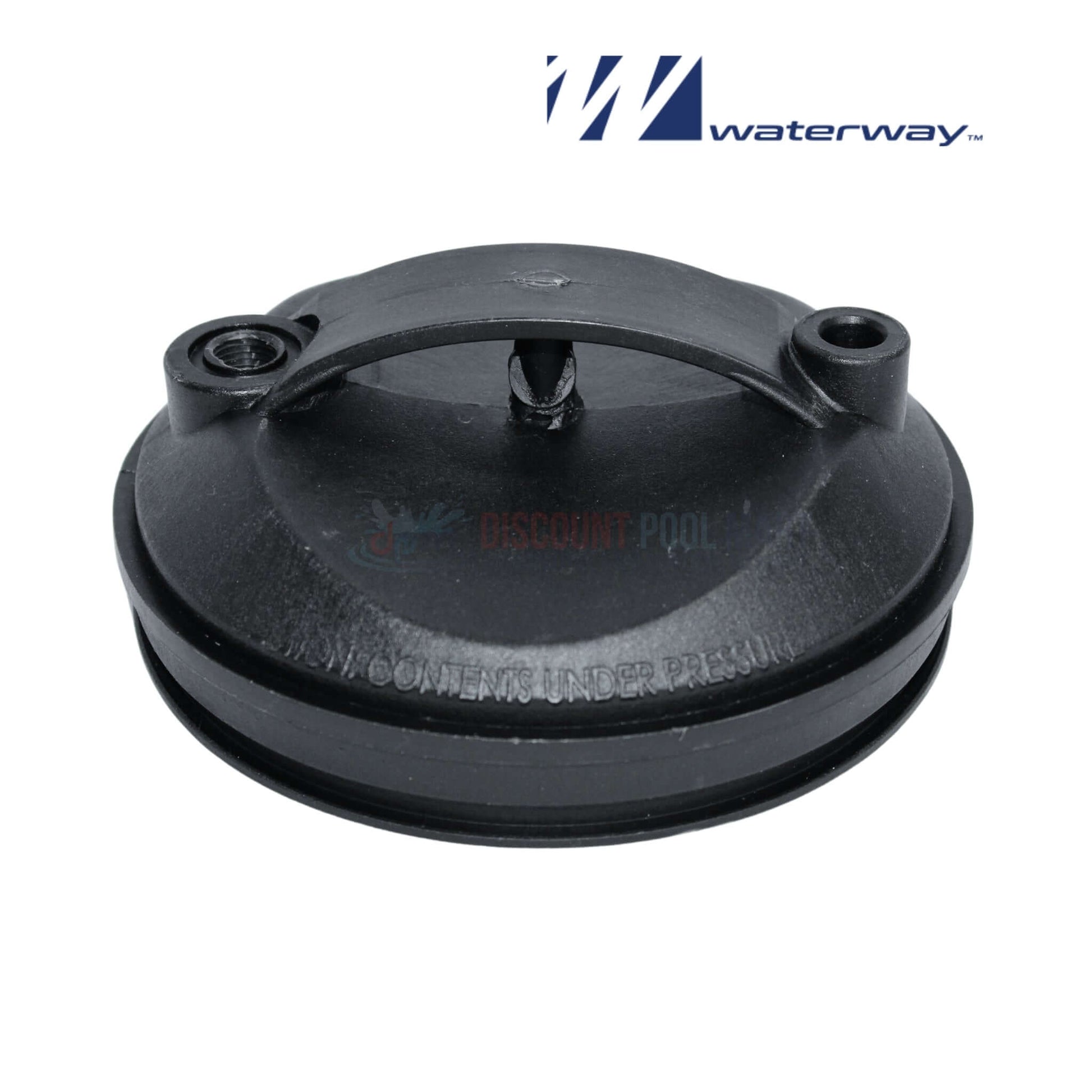 Waterway Top Load Filter Lid 511-1000 with handle for pool filtration, available at Discount Pool Mart DPM.
