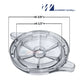 Waterway Trap Lid 511-1310 for SVL56 pumps, dimensions 8 3/8" x 6 1/2", available at Discount Pool Mart DPM.