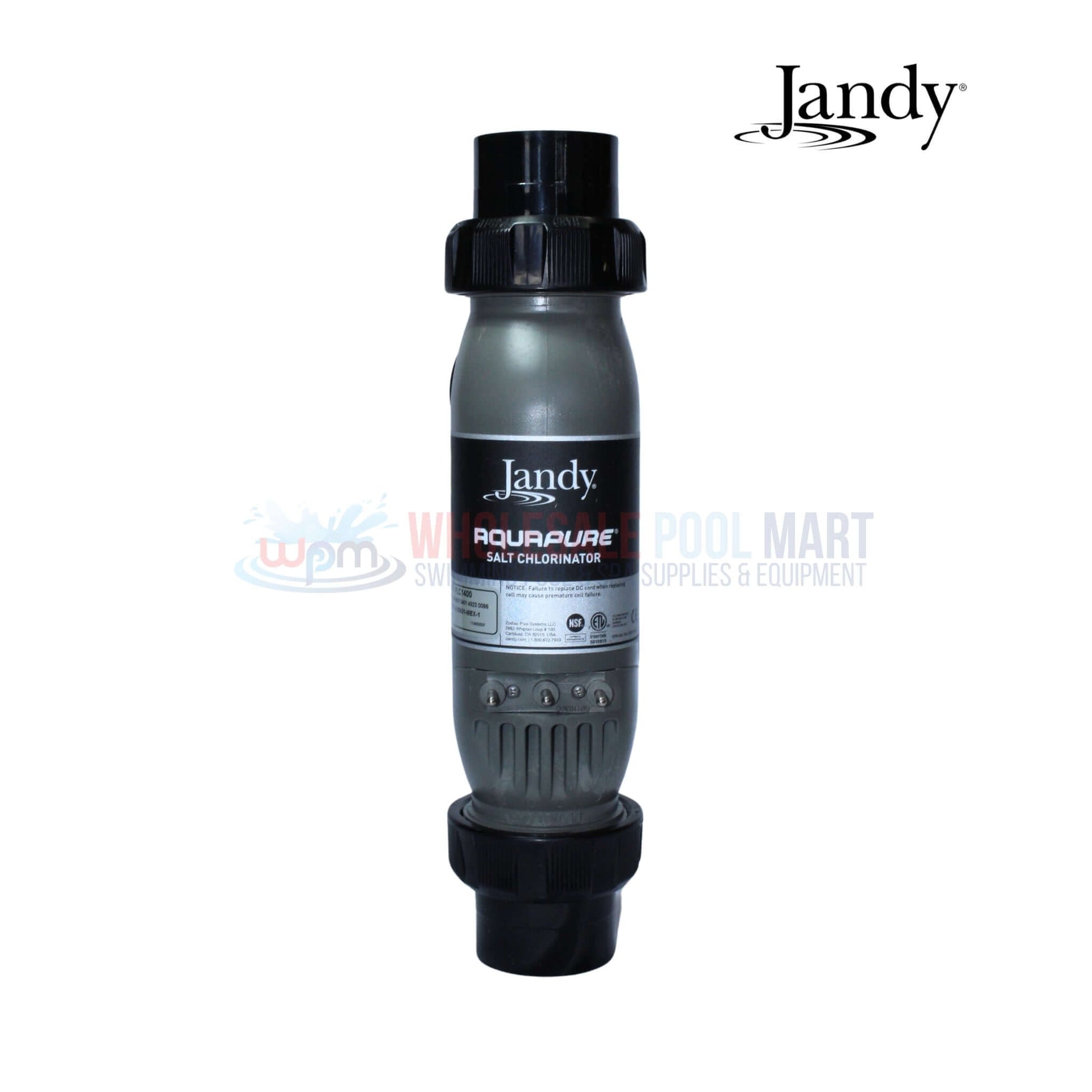 Jandy AquaPure PLC1400 Salt Cell Kit by Discount Pool Mart, 3-Port, 40k Gallons, efficient chlorine generation, self-cleaning design