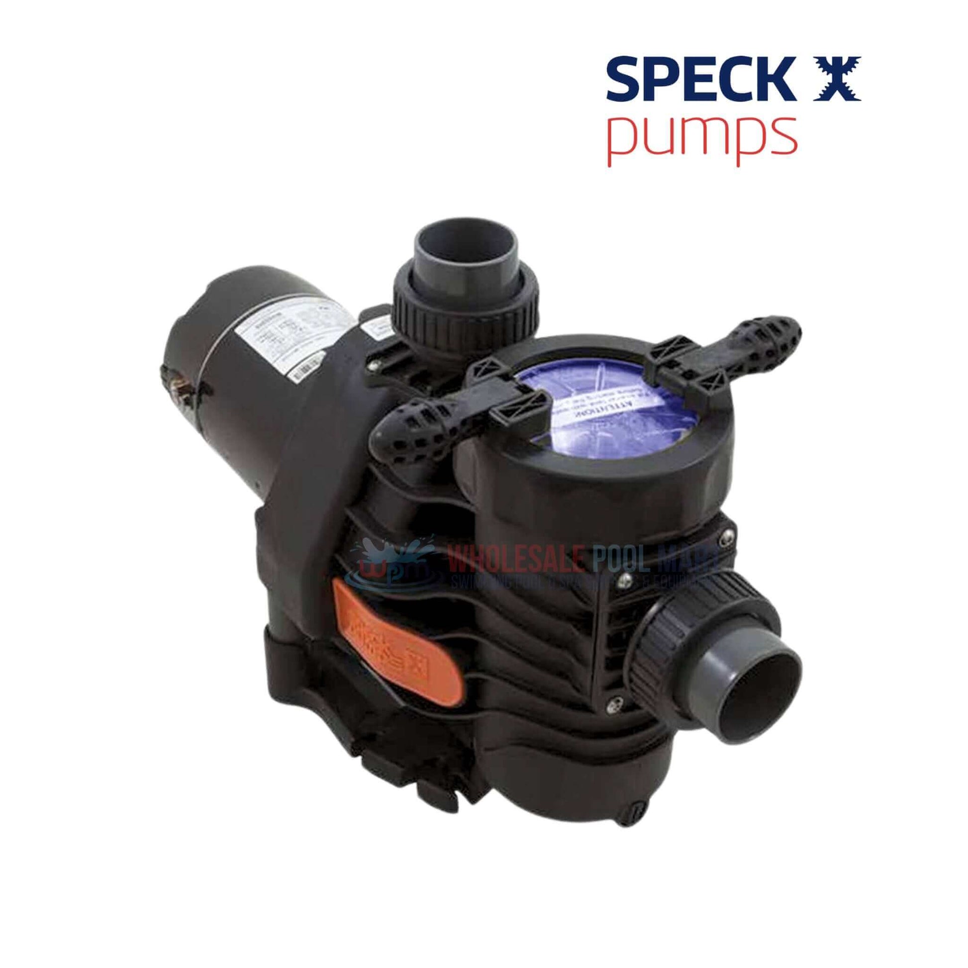 Speck Badu Pro-II 1 THP Pump, corrosion-resistant, energy-efficient, 2-inch connections | Discount Pool Mart DPM