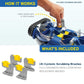 Zodiac Cyclonic Scrubbing Brushes installation guide and included 4 pack of brushes for MX8 MX6. Discount Pool Mart DPM.