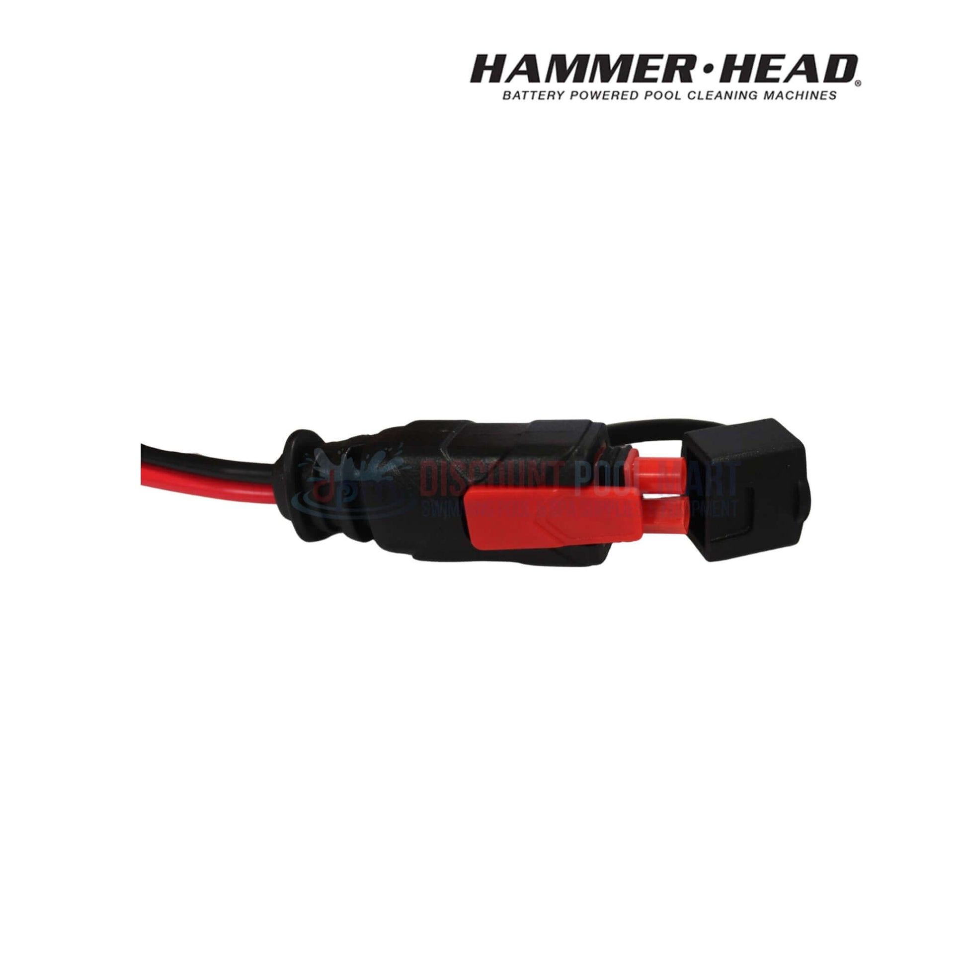 HammerHead Remora Portable Pool Vacuum XR1600 battery connector close-up from Discount Pool Mart for pool supplies.