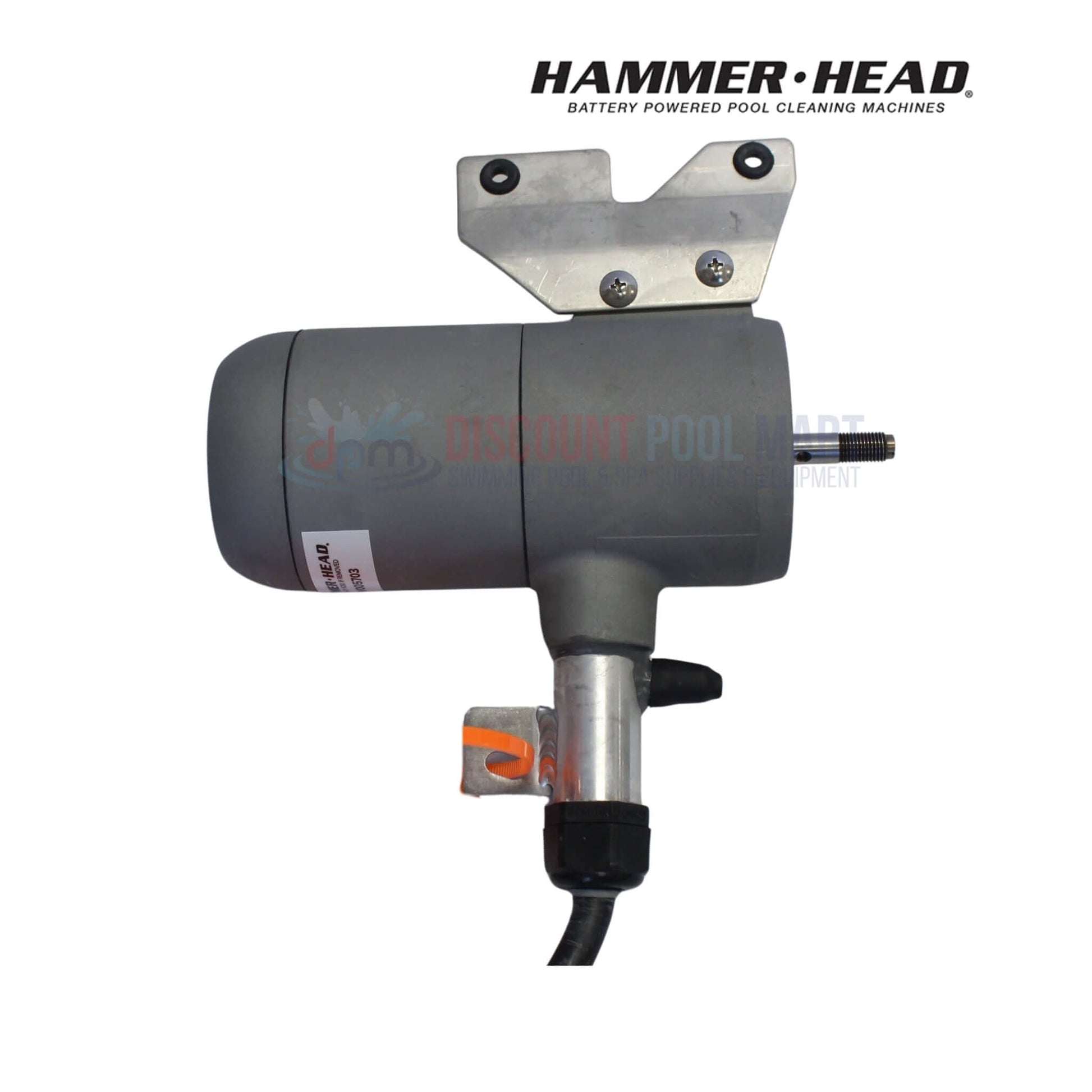 XR1604 | HammerHead Remora Motor with 20' Cord view, gray motor for pool vacuum, from Discount Pool Mart, pool supplies.