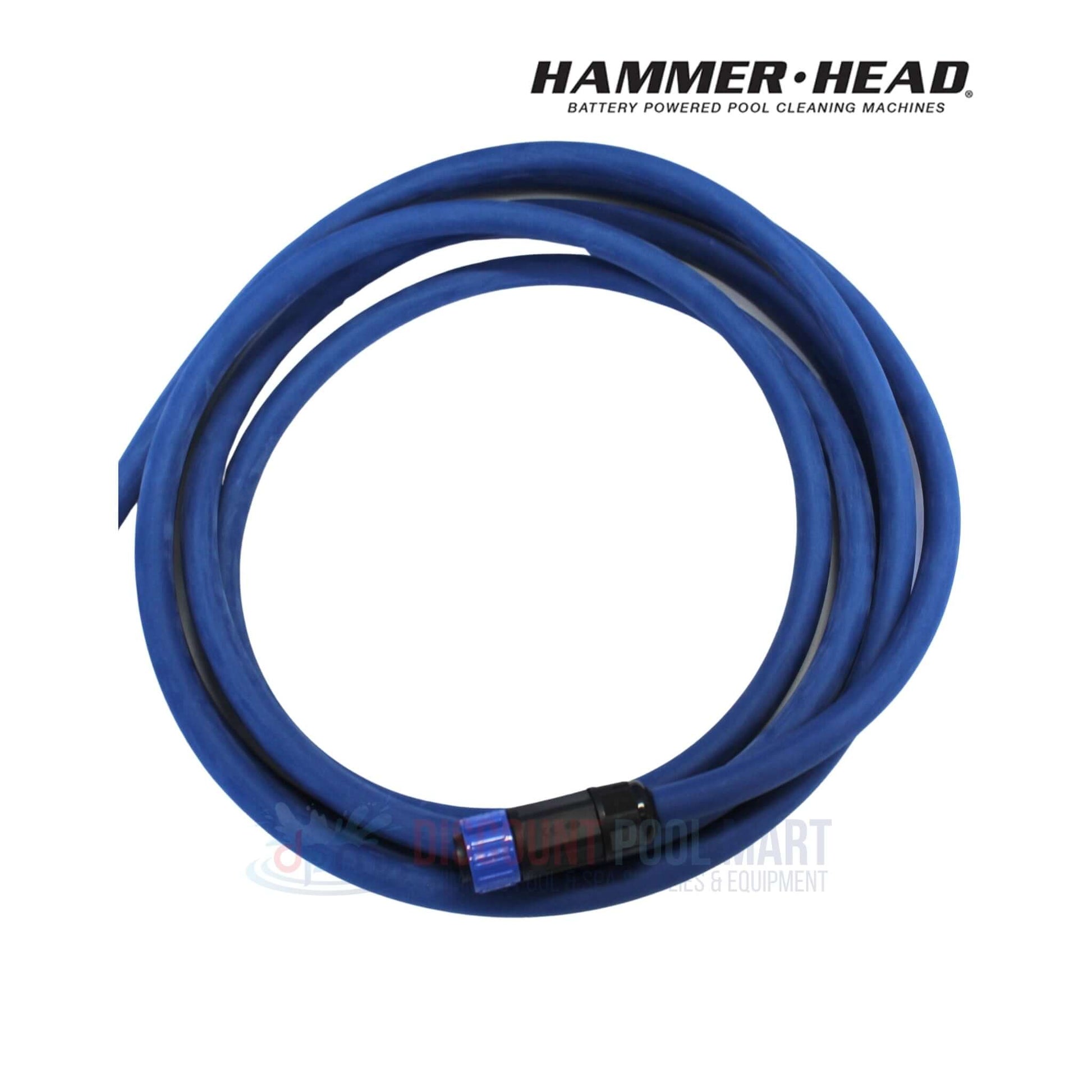 XR1604 | HammerHead Remora Motor With 20' Cord shown as a coiled blue power cord for pool vacuum units, available at Discount Pool Mart.